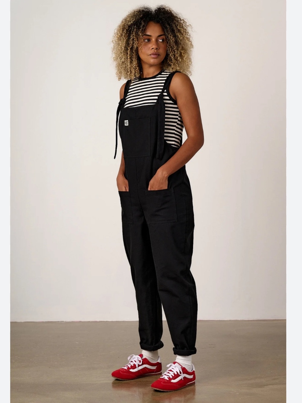 Lucy & Yak Black Original Dungarees Overalls